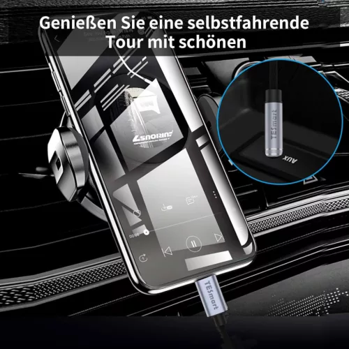 TESmart Prémium Type C - 3.5mm Audio Adapter Aux Kábel (1 méter)