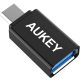 AUKEY CB-A1 USB 3.0 - USB-C Adapter, Fekete