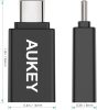 AUKEY CB-A1 USB 3.0 - USB-C Adapter, Fekete