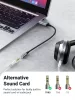 UGREEN 2 az 1-ben USB-Audio Adapter 24bit/96kHz