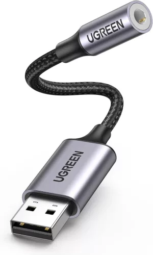 UGREEN 2 az 1-ben USB-Audio Adapter 24bit/96kHz
