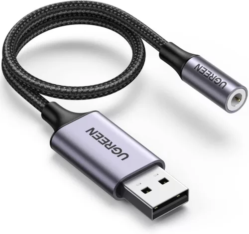 UGREEN 2 az 1-ben USB-Audio Adapter 24bit/96kHz