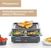 SEVERIN 4 Személyes Raclette Grill, 600W, Elegáns Fekete