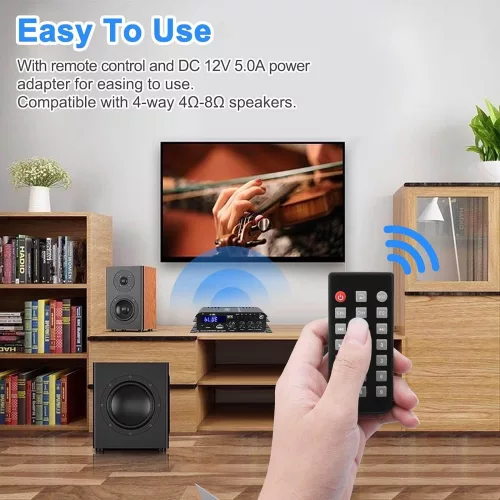 Facmugo Bluetooth Audio Erősítő S188 2.1CH 40Wx2+50W Hi-Fi