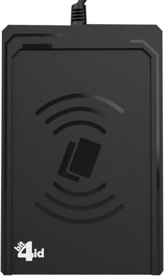 Usb Bit4id Bit4id MiniLector AIR 3 Érintésmentes Kártyaolvasó, USB 2.0,