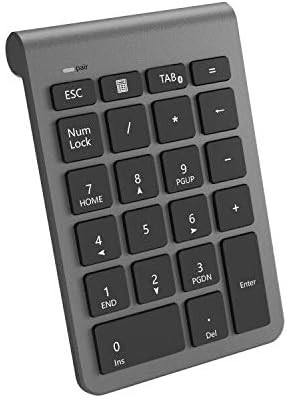 CATECK Bluetooth Numerikus Billentyűzet - Vezeték Nélküli Bluetooth Kiegészítő Billentyűzet PC-hez/Laptophoz/Irodai Munkához