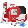 Sinocare Safe AQ Smart Vércukormérő Készlet 100 Tesztcsíkkal, 100 Lancettel, Pontos Eredmények, mg/dL