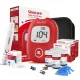 Sinocare Safe AQ Smart Vércukormérő Készlet 100 Tesztcsíkkal, 100 Lancettel, Pontos Eredmények, mg/dL