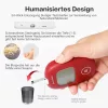 Sinocare Safe AQ Smart Vércukormérő Készlet 100 Tesztcsíkkal, 100 Lancettel, Pontos Eredmények, mg/dL