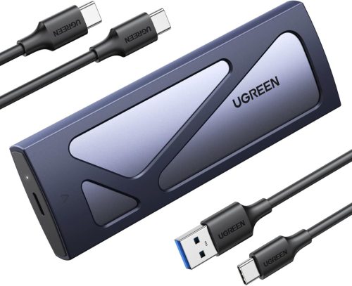 UGREEN 10Gbps M.2 NVMe SSD Ház, Szerszámmentes, USB C Külső Adapter