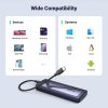 UGREEN 10Gbps M.2 NVMe SSD Ház, Szerszámmentes, USB C Külső Adapter