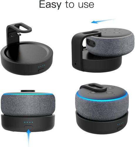 GGMM D3 akkumulátor bázis Dot 3-hoz, 8 órás lejátszás, fekete