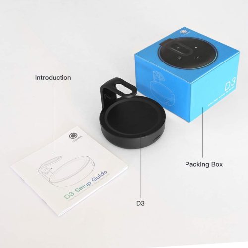 GGMM D3 akkumulátor bázis Dot 3-hoz, 8 órás lejátszás, fekete