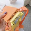  Bakicey Tok iPhone 13 Mini-hez, Nyakpánttal (narancs sárga)