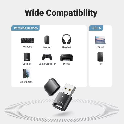 Ugreen Bluetooth V5.3 Adapter PC-hez