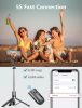 Tupwoon Q02MP 44.9 Colos Selfie Bot Tripoddal, Két Fényforrással és Távirányítóval