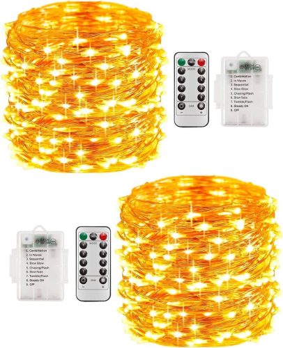  Lightnum Kültéri és Beltéri LED Füzér (2x10m,Színes)