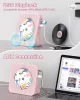 Greadio KC-806 Pink Bluetooth 5.0 Asztali CD Lejátszó