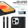 Shieldon Premium Bőr iPhone 13 Pro Tok,  RFID Blokkolással