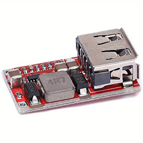 DC 6-24V - 5V USB Kimeneti Lelépő Modul (3 Darabos Csomag)