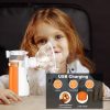 Hordozható ultrahangos inhalátor gyermekeknek és felnőtteknek, 30 dB, USB
