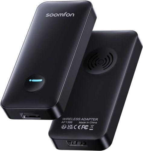 SOOMFON 5.8 GHz Android Autós Vezeték Nélküli Adapter USB-C csatlakozóval
