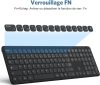 OMOTON Vezeték Nélküli Billentyűzet, Ultravékony, AZERTY (WK005)