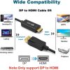 Ukyyee Displayport-HDMI Kábel 1.83M 2 Csomag