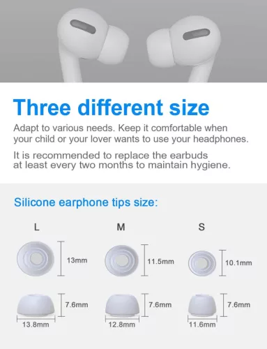 New Bee AirPods Pro/AirPods Pro 2 Fülhallgató Pót Szilikon