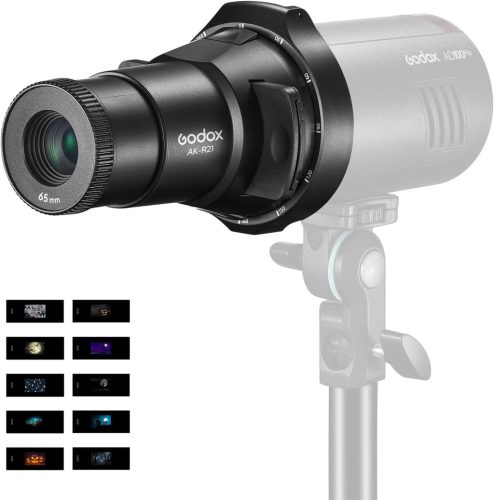 Godox AK-R21 Kúpos Projektor Készlet 65 mm-es Lencsével