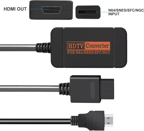 Yoxxzus HDMI Adapter N64/GameCube/SNES Konzolokhoz