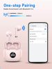 J53-2023-QF Vezeték Nélküli Bluetooth 5.3 Fülhallgató (Rózsaszín)