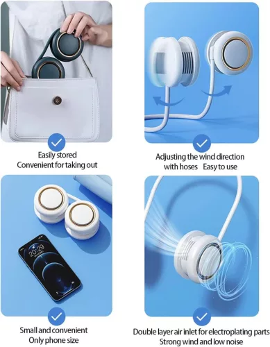 Mokeum Nyak Ventilátor 2023 Zöld