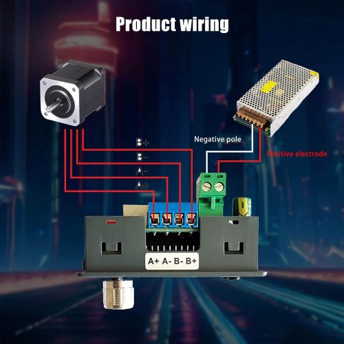 SYWAN DC Léptetőmotor Vezérlő Integrált Vezérlőpanellel (ZK-SMC02)