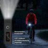  Baonuor LED Kerékpárlámpa Szett, Első és Hátsó Lámpával