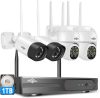 Hiseeu 5MP Vezeték nélküli CCTV Rendszer PTZ és Bullet Kamerával