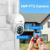 Hiseeu 5MP Vezeték nélküli CCTV Rendszer PTZ és Bullet Kamerával
