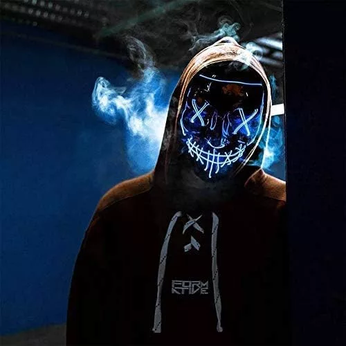 Foxmm Halloween Mask LED