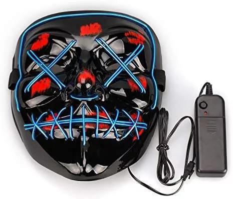 Foxmm Halloween Mask LED