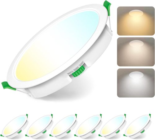 Jaenmsa 10W LED Állítható Spotlámpa, IP44, Süllyesztett