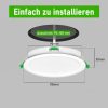 Jaenmsa 10W LED Állítható Spotlámpa, IP44, Süllyesztett