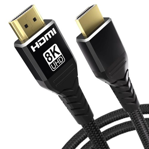 DGHUMEN Ultra High Speed HDMI 2.1 Kábel, 6 láb - 8K 60Hz, 4K 120Hz Támogatással