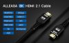 DGHUMEN Ultra High Speed HDMI 2.1 Kábel, 6 láb - 8K 60Hz, 4K 120Hz Támogatással