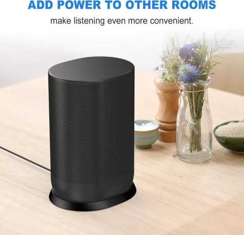 Soarking Töltőállomás Sonos Move Gen 2 És Gen 1 Hangszóróhoz, Vezeték Nélküli, 45W Adapter, 18V DC, 2,5A, 1 USB Port, Fekete (UK plug)