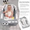 Joyingbaby összecsukható babakád hőmérséklet-érzékelővel, 0-36 hónapos