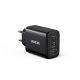 UGREEN 65W USB-C Gyors Töltő Háromportos Fali Adapter - Fekete