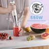 COMFEE Kézi Turmixgép, Kefe Rozsdamentes Acél, 550W, Többfunkciós