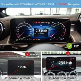 GXQKHFA Telefon Tartó Mercedes GLC X254 és C-Class W206