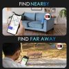 SEINXON Vezeték Nélküli Újratölthető IP68 Slim Bluetooth Tracker Apple Find My Alkalmazáshoz (Fekete)