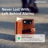 SEINXON Vezeték Nélküli Újratölthető IP68 Slim Bluetooth Tracker Apple Find My Alkalmazáshoz (Fekete)